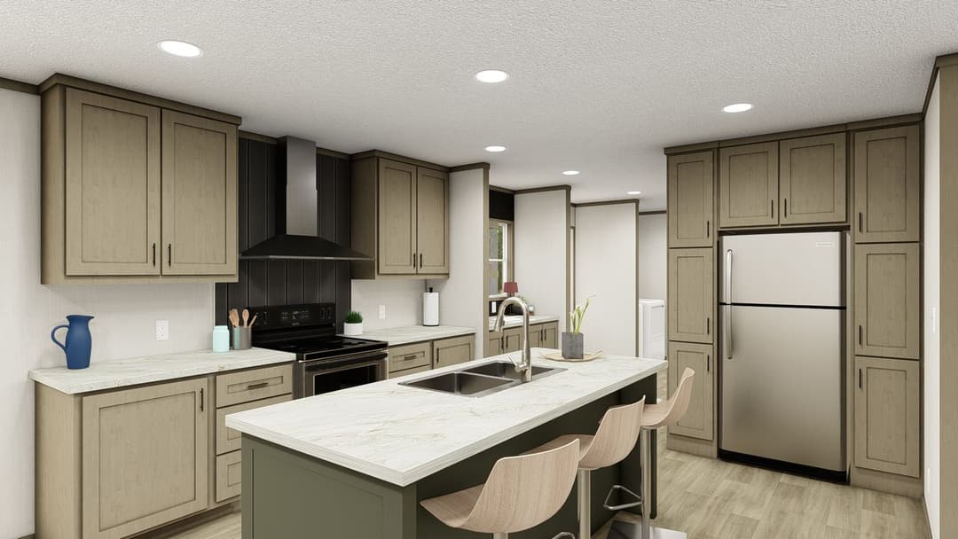 Snowcap kitchen home features