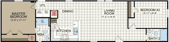 Cs1660a floor plan home features
