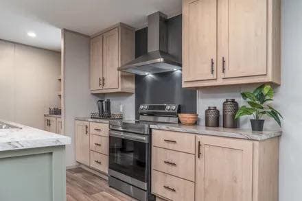 The crockett kitchen home features