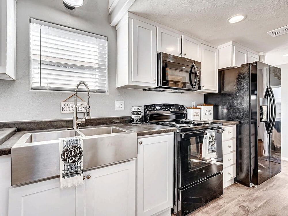 The copperwood kitchen home features