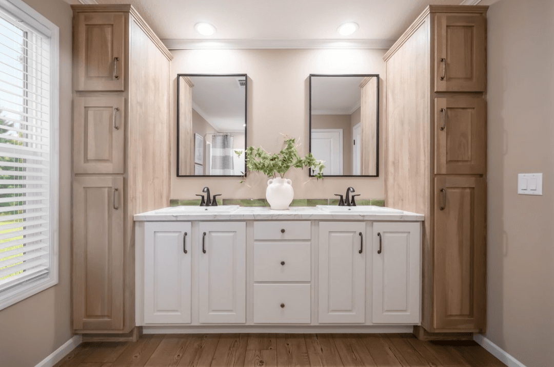 The mclemore bathroom home features
