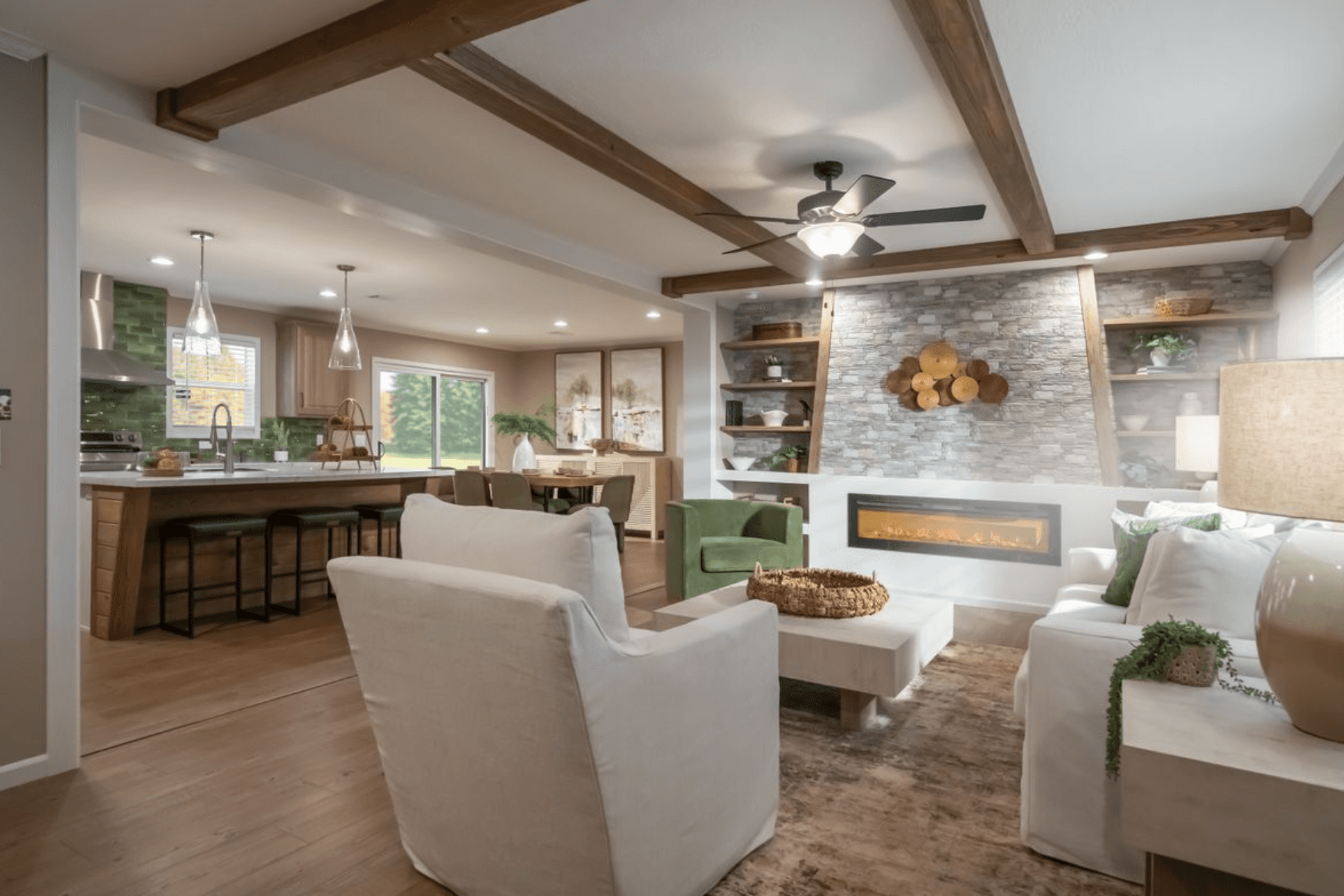 The mclemore interior home features
