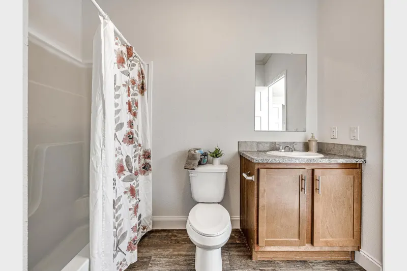 Contemporary cabin a701 bathroom home features