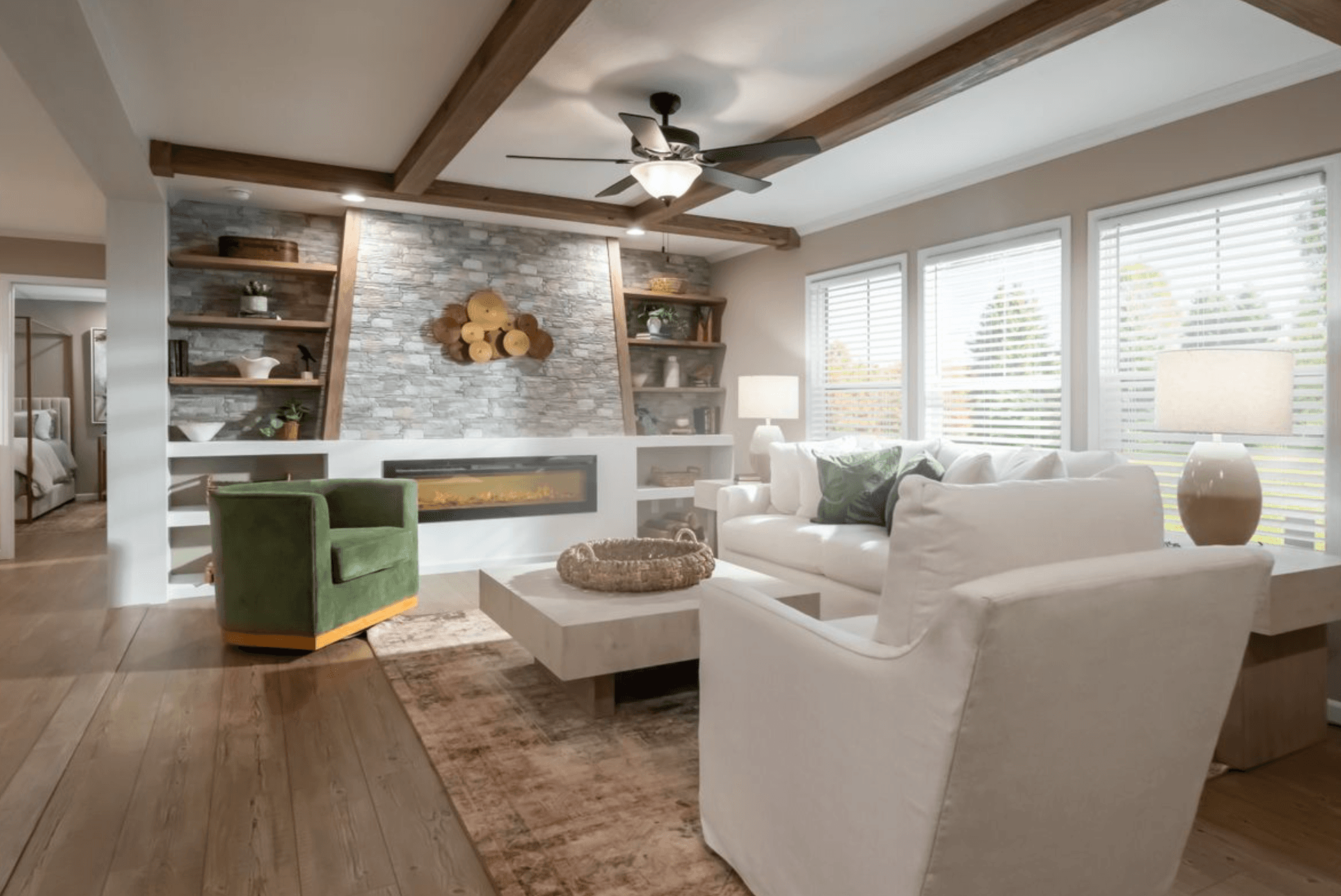 The mclemore interior home features