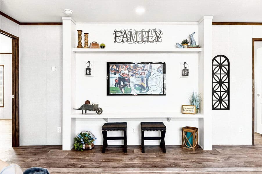 The fiesta interior home features