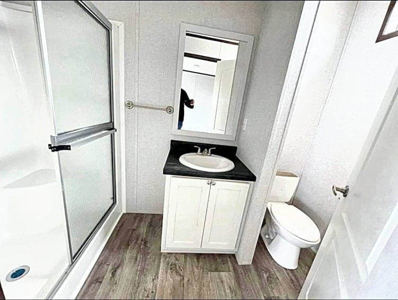 The graceland  bathroom home features