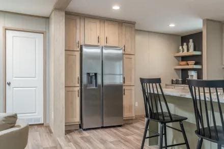 The crockett interior home features