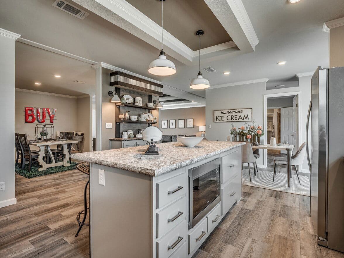 Vintage farmhouse flex 47643a kitchen home features