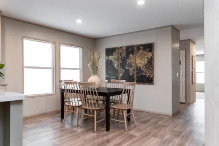 The crockett interior home features