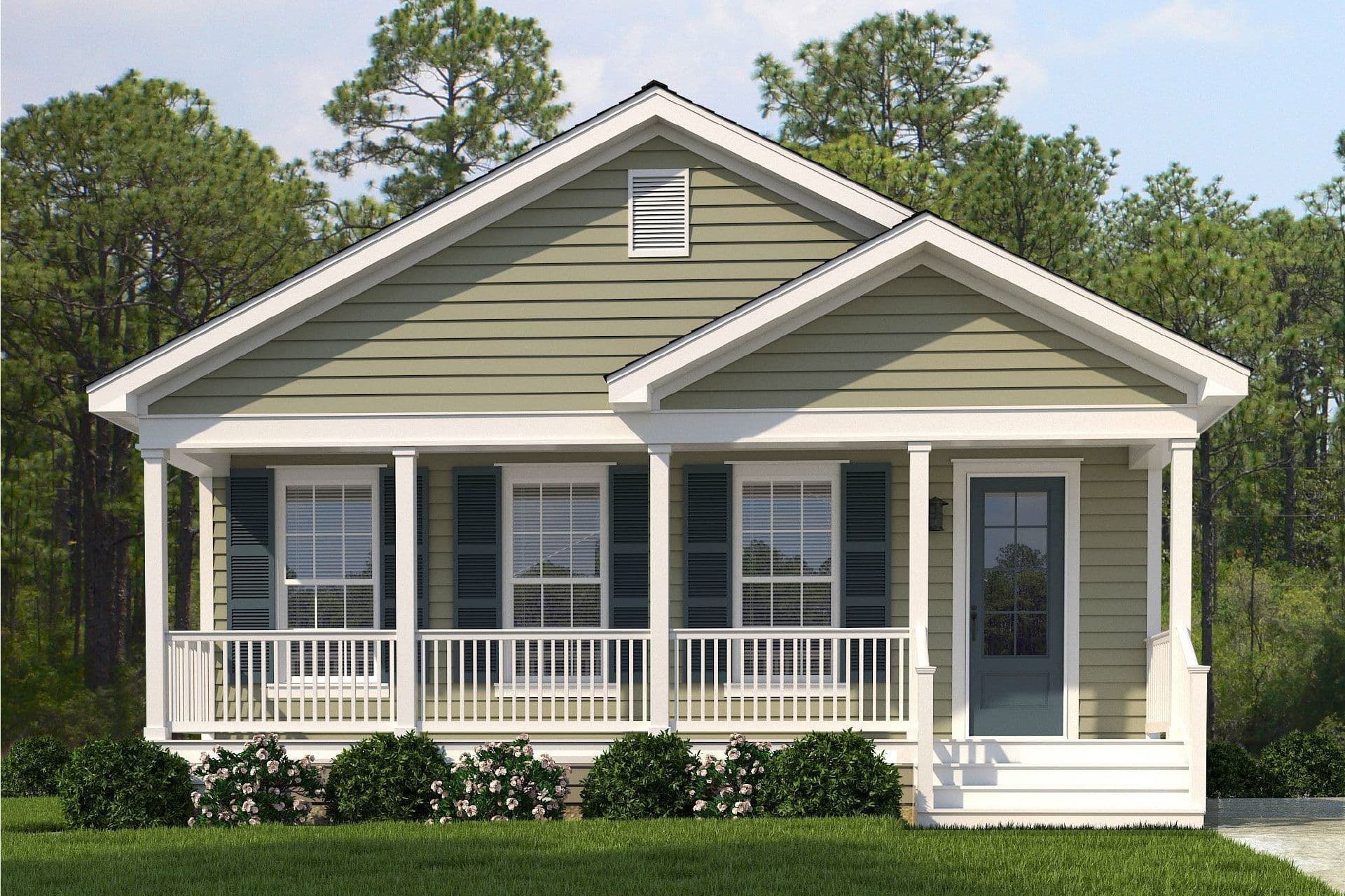 Ivy hero, elevation, and exterior home features