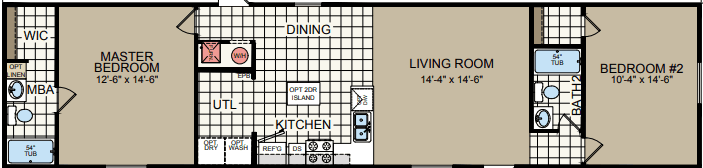 Rm1664a floor plan home features