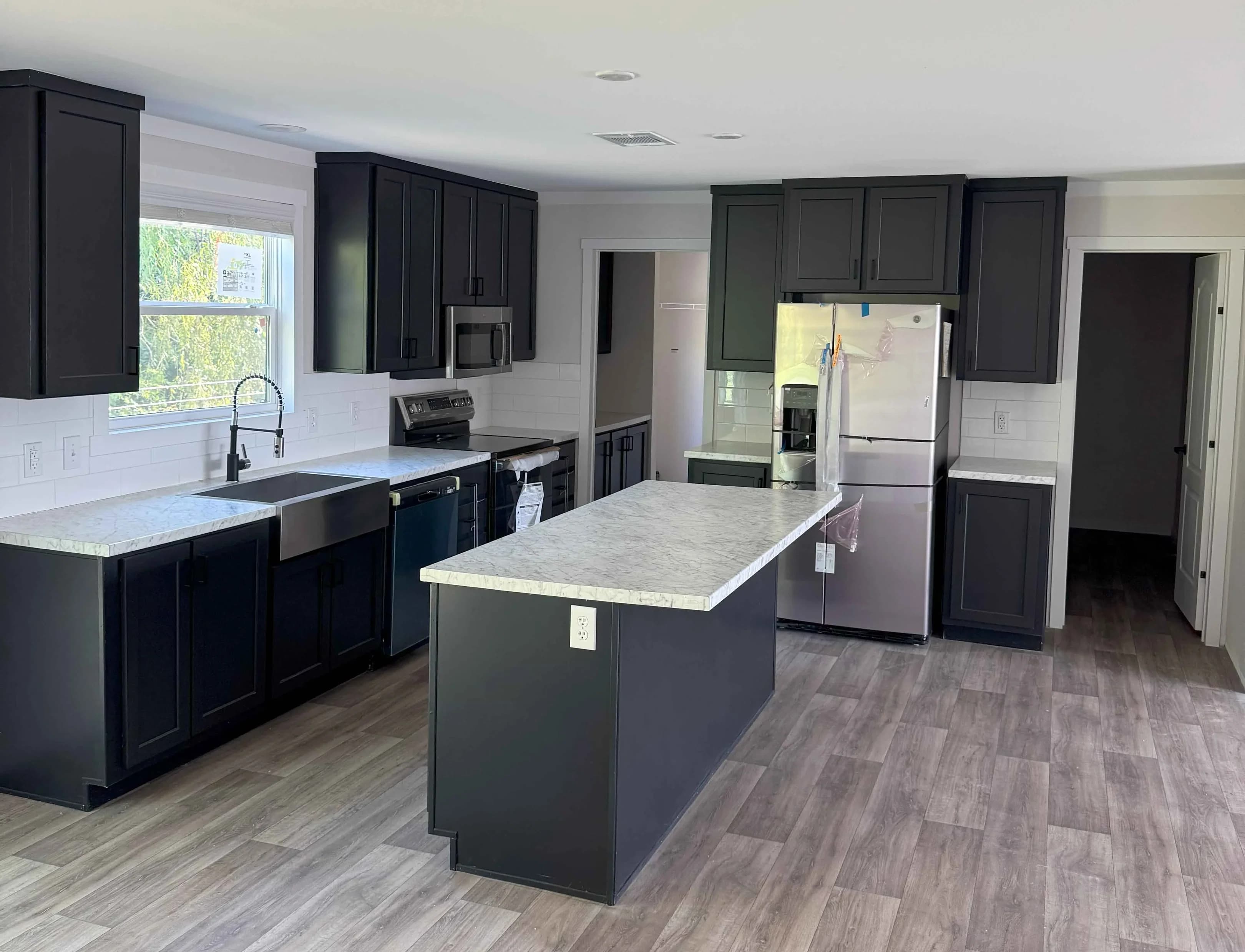 The sterling kitchen and interior home features