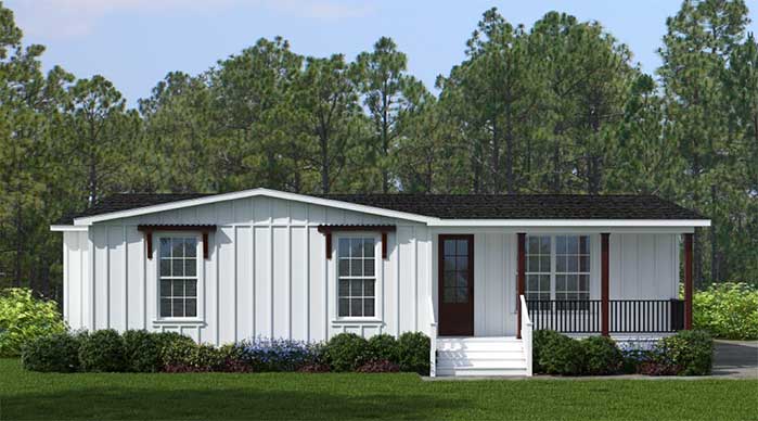 Ellistown elevation and exterior home features