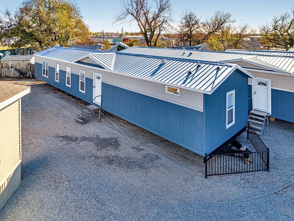 The tony exterior home features