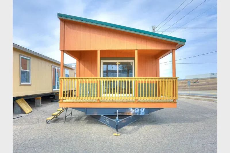 Contemporary cabin a701 elevation and exterior home features