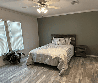 The brewster bedroom home features