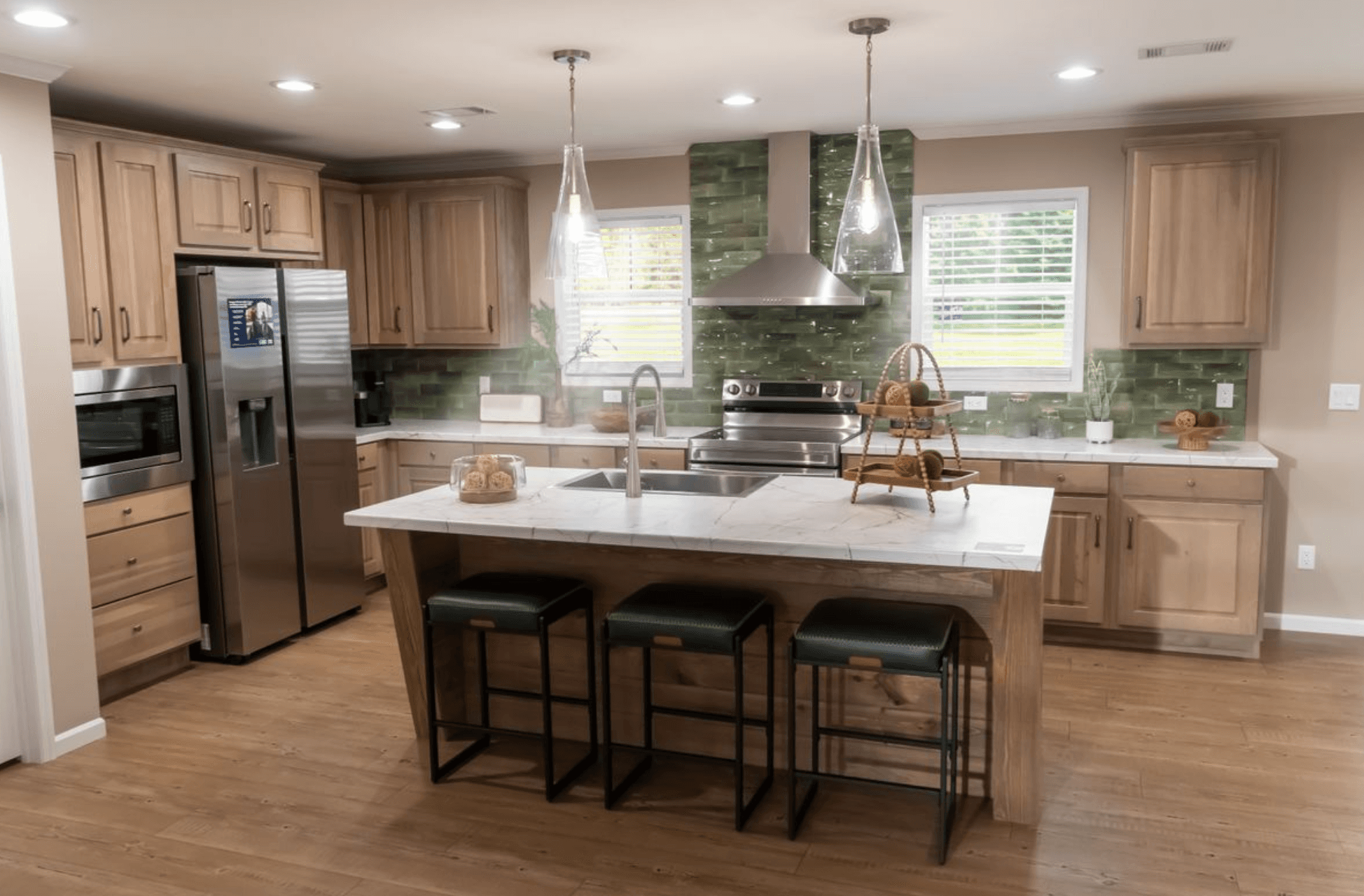 The mclemore kitchen home features