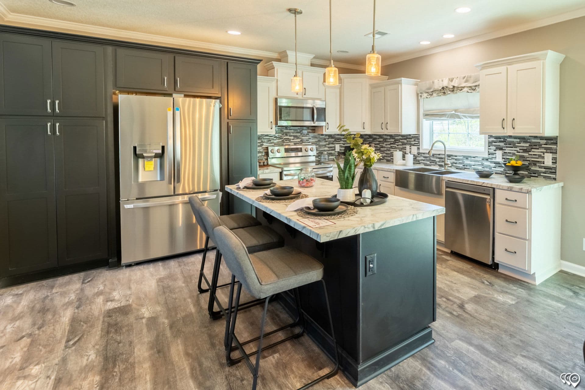 The grove kitchen home features