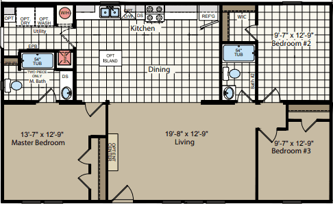 Rm2844a floor plan home features