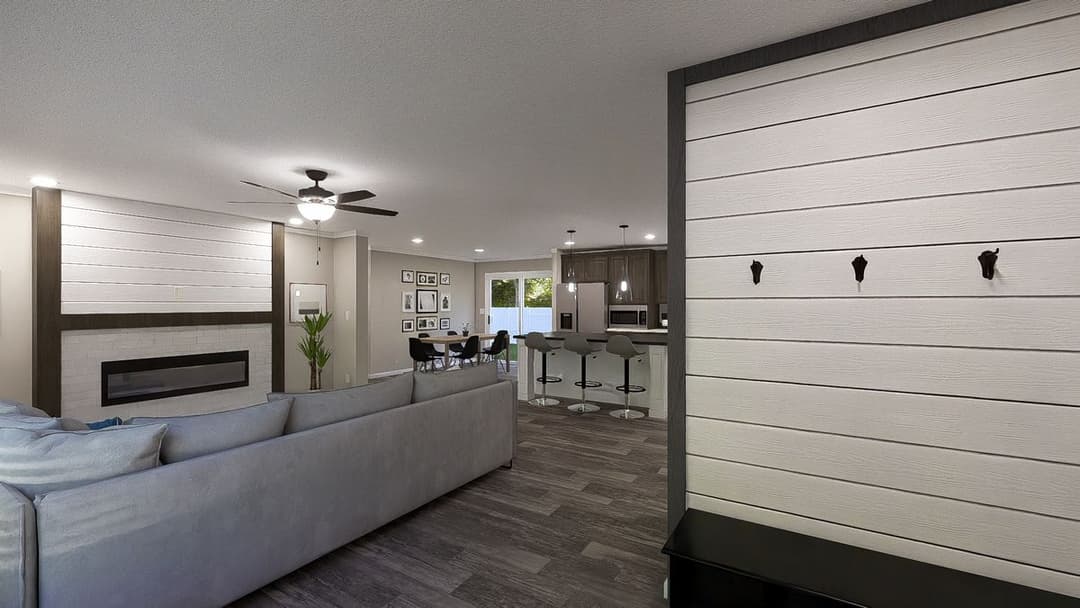 The lil' easy interior home features