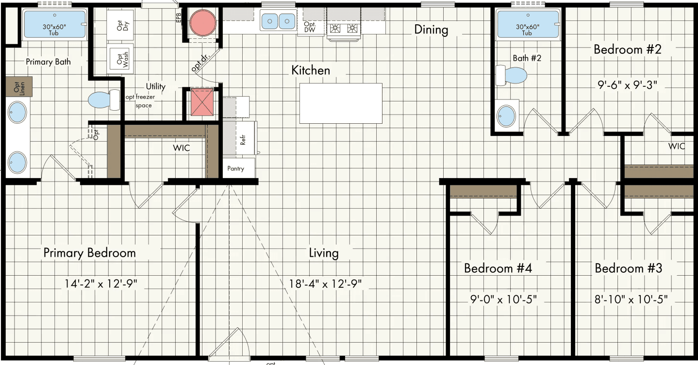 Rm2852a floor plan home features