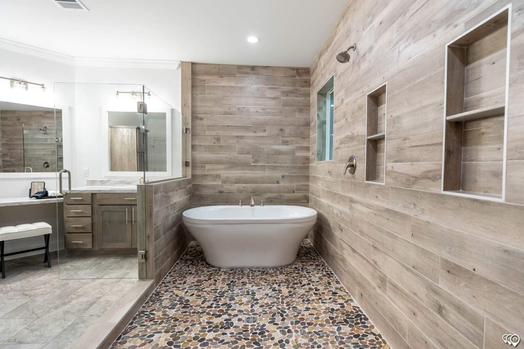 The lost creek bathroom home features