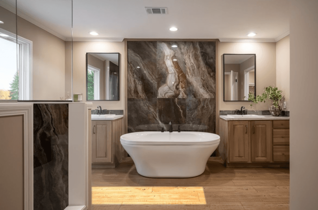 The mclemore bathroom home features