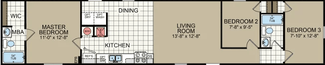Rm1466a floor plan home features
