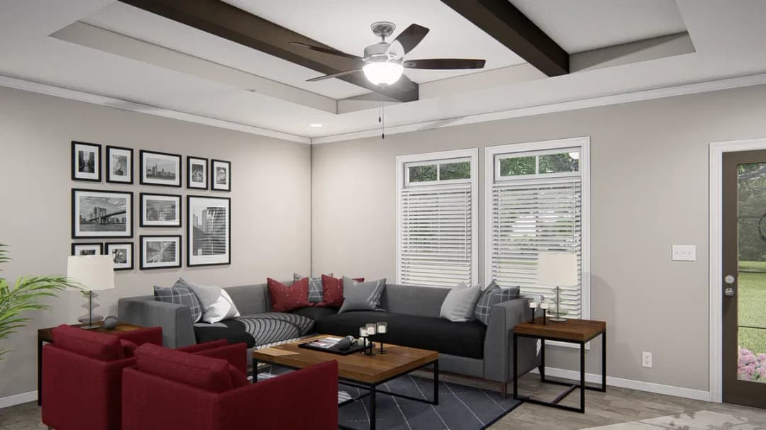 The riviera interior home features