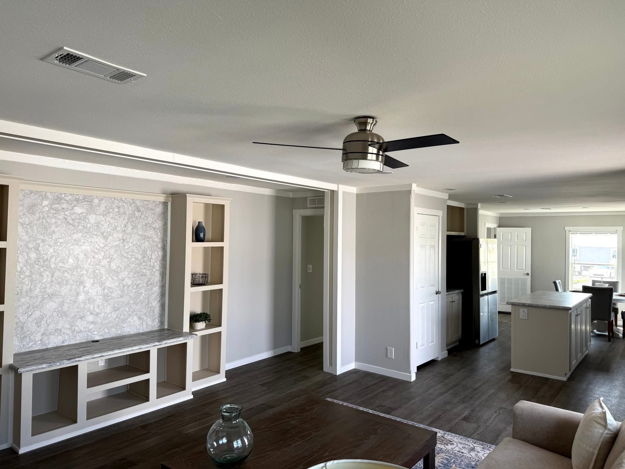 The hoover interior home features