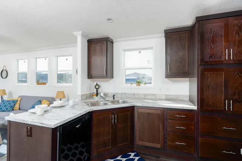 Contemporary cabin a700 kitchen home features