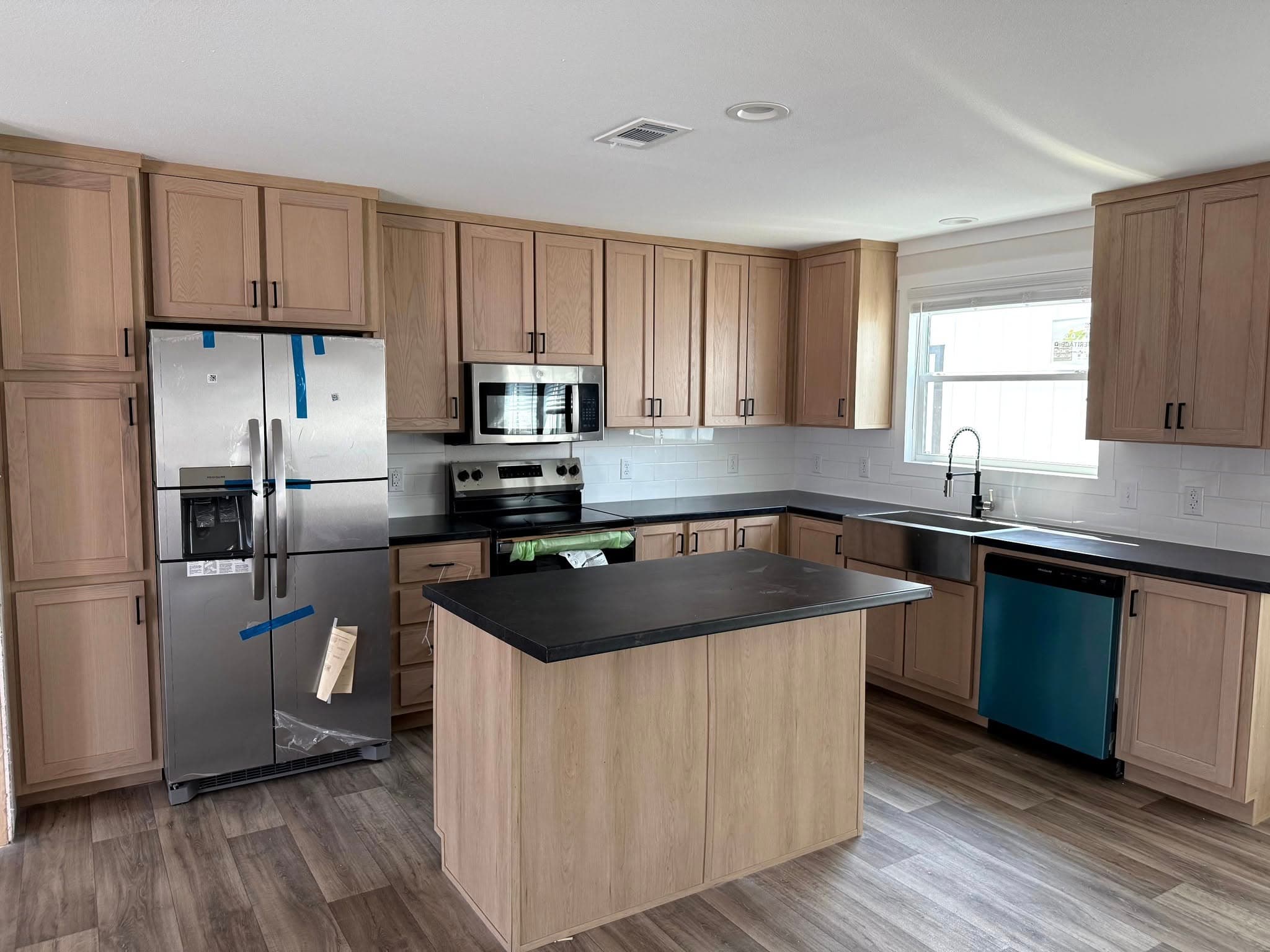 The red river kitchen home features