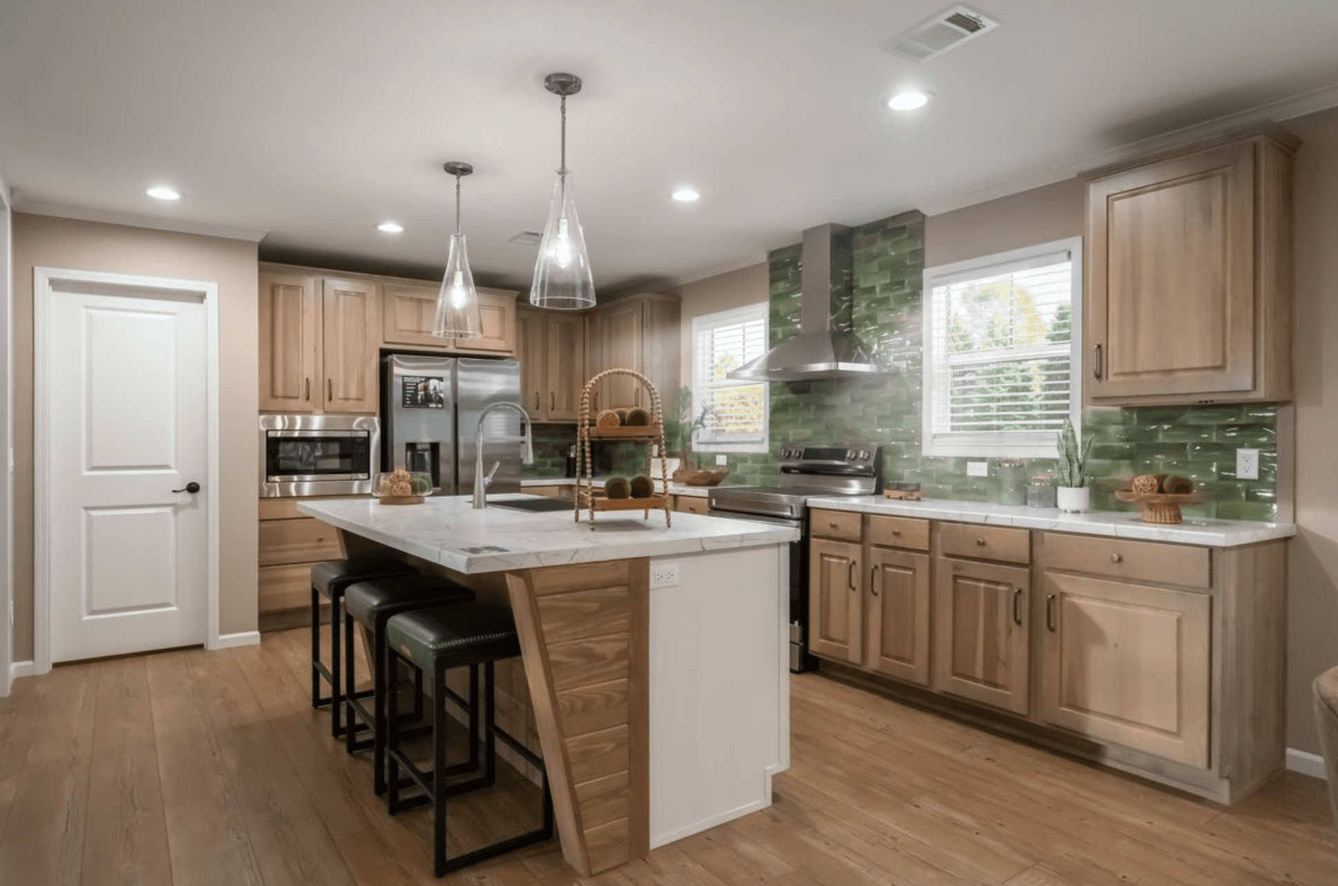 The mclemore kitchen home features